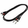 Інсертний кабель RockCable Patch Cable - 2 x RCA to 2 x TS Jack (1.5m) (RCL 20932 D4) - Image 3