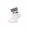 Шкарпетки Adidas Crew Sock 3str IL5023 білий сірий, чорний S (37-39) (4066762038404) - Image 4