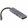 Концентратор Vinga Type-C to 4K HDMI+2*USB3.0+PD+USB-C 3.1 Gen1 aluminum (VCPHTC5AL) - Image 2