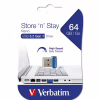 USB флеш накопичувач Verbatim 64GB Store 'n' Stay NANO Blue USB 3.2 (98711) - Image 5