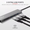 Концентратор Trust HALYX FAST 3USB+CARD READER USB-C ALUMINIUM (24191_TRUST) - Image 6