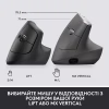Мышка Logitech Lift Vertical Ergonomic Wireless/Bluetooth for Business Graphite (910-006494) - Image 7