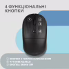 Мишка 2E MF218 Silent Wireless/Bluetooth Black (2E-MF218WBK) - Image 4