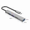 Концентратор Orico Type-C to USB3.0, 2xUSB2.0, TF (AH-12F-GY-BP) (CA913541) - Image 4