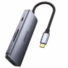 Концентратор Choetech USB-C 7-in-1 3хUSB 3.0+USB-C PD100W+HDMI 4K 30HZ+SD/TF USB3.1 (HUB-M19-GY) - Image 2