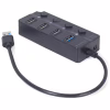 Концентратор Gembird 4 ports (1xUSB3.1+3xUSB2.0) switch black (UHB-U3P1U2P3P-01) - Image 2