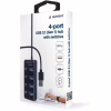 Концентратор Gembird USB 3.0 4 ports switch black (UHB-U3P4P-01) - Image 5