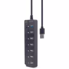 Концентратор Gembird 7 ports (1xUSB3.1+6xUSB2.0) switch black (UHB-U3P1U2P6P-01) - Image 3