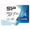 Карта пам'яті Silicon Power 64Gb microSDXC U3 A1 V30 Superior Color 100R/80W + adapter (SP064GBSTXDU3V20AB) - Image 2
