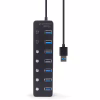 Концентратор Gembird USB 3.0 7 ports (UHB-U3P7P-01) - Image 4