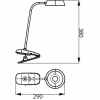 Настільна лампа Philips LED Reading Desk lamp Donutclip білий (929003179707) - Image 2