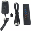 Концентратор Dynamode 4*USB3.0 data ports + 3*2.4А charge with Power Adaptor metal (DM-UH-P407) - Image 6