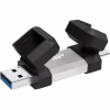 USB флеш накопичувач Silicon Power USB 256G SILICON POWER usb3.2+TypeC Mobile C51 (SP256GBUC3C51V1S) - Image 2