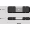 USB флеш накопичувач Silicon Power USB 256G SILICON POWER usb3.2+TypeC Mobile C51 (SP256GBUC3C51V1S) - Image 5
