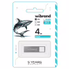 USB флеш накопичувач Wibrand 4GB Shark Silver USB 2.0 (WI2.0/SH4U4S) - Image 2