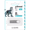 USB флеш накопичувач Wibrand 8GB Irbis Silver USB 2.0 (WI2.0/IR8U3S) - Image 2
