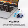 Концентратор VENTION USB 3.1 Type-C to HDMI 4K60Hz/USB 3.0х3/RJ45/PD 87W 6-in-1 Mirrored Surface (TFFHB) - Image 6