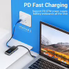 Концентратор VENTION USB 3.1 Type-C to HDMI 4K60Hz/USB 3.0х3/RJ45/PD 87W 6-in-1 Mirrored Surface (TFFHB) - Image 7