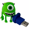 USB флеш накопитель Wibrand 16GB Mike Wazowski Green USB 2.0 (WI2.0/MW16G) - Image 3