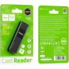Зчитувач флеш-карт HOCO USB3.0 to microSD, microSDHC, microSDXC, SD, SDHC, SDXC, HB20 Black (6931474735218) - Image 4