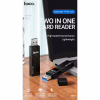 Зчитувач флеш-карт HOCO USB3.0 to microSD, microSDHC, microSDXC, SD, SDHC, SDXC, HB20 Black (6931474735218) - Image 5