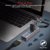 Концентратор Promate USB-C 4-in-1 порти Promate mediahub-c3.grey (mediahub-c3.grey) - Image 4
