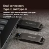 USB флеш накопичувач Patriot 64GB Rage R550 Matte Black USB/Type-C 3.2 (PE64GR550DSAD) - Image 7
