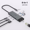 Концентратор TP-Link USB 3.0 6-in-1 2xUSB 3.0 + 1xUSB-C + 1xHDMI + 1xRJ45 + PD 100W (UH6120C) - Image 6