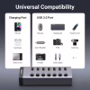 Концентратор Ugreen USB 3.0 to 7xUSB 3.0 with power supply CM481 gray (90307) - Image 4