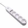 Мережевий фільтр живлення ColorWay CW-CHE44W, 4 розетки/4USB White 2M (CW-CHE44W) - Image 3