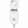 Мережевий фільтр живлення ColorWay CW-CHE44W, 4 розетки/4USB White 2M (CW-CHE44W) - Image 6