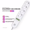 Мережевий фільтр живлення ColorWay CW-CHE44W, 4 розетки/4USB White 2M (CW-CHE44W) - Image 8