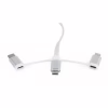 Дата кабель USB 2.0 AM to Lightning + Micro 5P + USB-C 1.0m Cablexpert (CC-USB2-AMLM32-1M-W) - Image 4