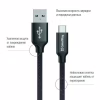 Дата кабель USB 2.0 AM to USB-C 1.0m 2.1А black ColorWay (CW-CBUC003-BK) - Image 2