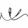 Дата кабель USB 2.0 AM to Micro 5P 1.0m Flex Gray Pixus (4897058531145) - Image 4
