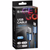 Дата кабель USB 2.0 AM to Micro 5P 1.0m USB08-03T blue Defender (87805) - Image 3