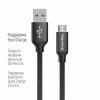 Дата кабель USB 2.0 AM to Micro 5P 2.0m black ColorWay (CW-CBUM009-BK) - Image 3