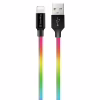 Дата кабель USB 2.0 AM to Lightning 1.0m multicolor ColorWay (CW-CBUL016-MC) - Image 2