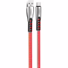 Дата кабель USB 2.0 AM to Micro 5P 1.0m zinc alloy red ColorWay (CW-CBUM011-RD) - Image 2