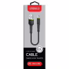 Дата кабель USB 2.0 AM to Micro 5P 0.2m CBFLEXM0 black Intaleo (1283126487422) - Image 2