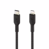 Дата кабель USB 2.0 AM to Lightning 1.0m BRAIDED black Belkin (CAA004BT1MBK) - Image 3