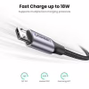 Дата кабель USB 2.0 AM to Micro 5P 1.0m US290 Aluminum Braid Black UGREEN (60146) - Image 2
