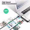 Дата кабель USB 2.0 AM to Micro 5P 1.0m US290 Aluminum Braid Black UGREEN (60146) - Image 3