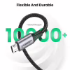 Дата кабель USB 2.0 AM to Micro 5P 1.0m US290 Aluminum Braid Black UGREEN (60146) - Image 6