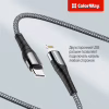 Дата кабель USB-C to Lightning 2.0m ColorWay (CW-CBPDCL036-GR) - Image 3