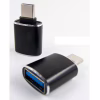 Перехідник OTG USB 2.0 AF to USB-C black Dengos (ADP-018) - Image 2