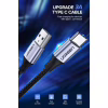 Дата кабель USB 2.0 AM to USB-C 1.5m US288 Aluminum Braid (Black) Ugreen (60127) - Image 2