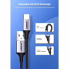 Дата кабель USB 2.0 AM to USB-C 1.5m US288 Aluminum Braid (Black) Ugreen (60127) - Image 6