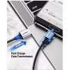 Дата кабель USB 2.0 AM to USB-C 1.5m US288 Aluminum Braid (Black) Ugreen (60127) - Image 7