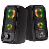 Акустична система Marvo SG-265 Multi-LED USB Black - Image 5